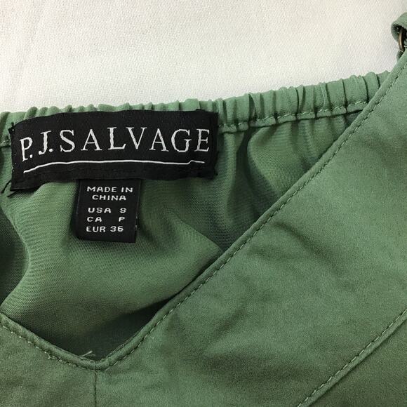 P.J. SALVAGE SZ S Green Sleeveless Pullover Sleepwear Cami Tank Top NWT B157 - Picture 7 of 8